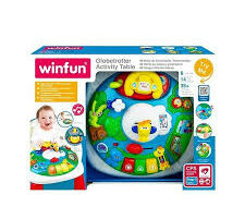 Table d’activités Avion et Piano Colorful WinFun avec clavier lumineux et avion jouet interactif