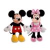 Peluche Minnie et Mickey Mouse 30 cm