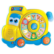 Fait Tourner et Apprends Bus HAP-P-KID, bus coloré avec boutons interactifs pour bébé.