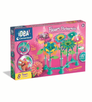 Coffret créatif Clementoni – L’Atelier des Fleurs : kit complet pour enfants dès 6 ans permettant de créer et personnaliser de jolies fleurs colorées avec accessoires décoratifs.