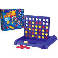 Line Up 4 est un jeu unique qui a résisté à l'épreuve du temps et reste un favori des familles. Deux joueurs placent à tour de rôle un jeton dans le cadre afin d'aligner quatre jetons de leur couleur dans n'importe quelle direction : verticale, horizontale ou diagonale. comprend 1 plateau de jeu 21 jetons rouges 21 jetons verts Instruction https://etoilejouet.ma/wp-content/uploads/2024/12/line-up-4-etoile-jouet-1.jpg