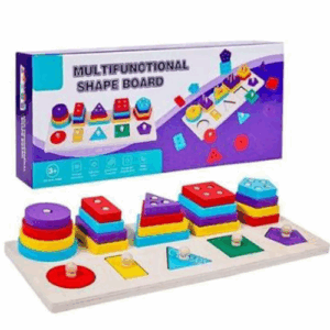 À propos de cet article Type de produit : Planche de forme multifonctionnelle Matériau : Bois durable de haute qualité Formes incluses : Diverses formes géométriques Objectif d'apprentissage : Reconnaissance et tri des formes Compétences cognitives : Favorise les capacités de résolution de problèmes Interaction sociale : encourage le jeu en groupe Tranche d'âge : Convient aux enfants de 3 ans et plus