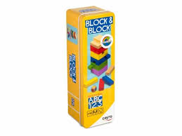 Jeu Cayro - Block & Block, blocs colorés pour construction, développement de la créativité et de la motricité des enfants.