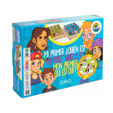 Jeu de société Qui est Qui en Bois – Cayro avec plateau et personnages en bois pour deviner le personnage de l’adversaire.