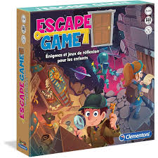 Boîte du jeu Escape Game Clementoni avec énigmes et puzzles de logique