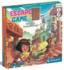 Jeu Escape Game Clementoni voyage à travers le temps avec énigmes et univers temporels