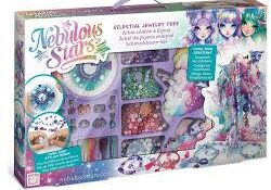 Arbre à bijoux céleste Nebulous Stars, inspiré des constellations et des galaxies, avec des branches fines et délicates pour organiser élégamment les accessoires.