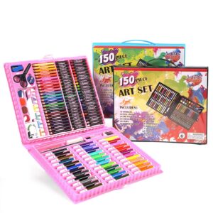 ART SET 150 pcs – kit artistique avec 150 accessoires pour le dessin et le coloriage.