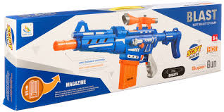 Pistolet jouet Blast à balles en mousse souples pour enfants.
