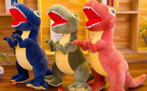Doudou dinosaure XineYuor en peluche douce, idéal pour bébé et enfant, compagnon de câlins et de sieste.