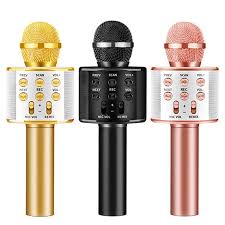 HANDHELD KTV Wireless Microphone WS-858 microphone karaoké Bluetooth avec haut-parleur intégré