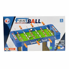 "Table de football en bois XJ, jeu de société classique et amusant pour toute la famille."