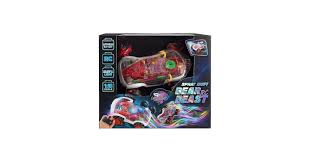 Voiture télécommandée drift avec effet fumée spray et lumières LED.