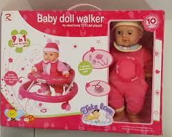 Baby Doll And Walker, poupée bébé avec trotteur interactif pour enfants