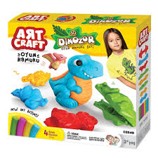 Coffret pâte à modeler Dinosaure 3D Dede enfants