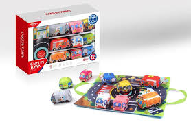 tapis circuit voiturettes Huanger avec voitures et circuit illustré