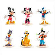 figurine Mickey et Minnie et leurs amis avec personnages Disney colorés