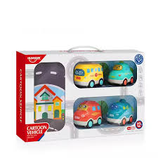 Le Cartoon Vehicle Huanger, véhicule jouet interactif et coloré pour enfants