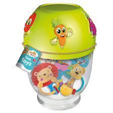 coffret sensoriel bébé Lisciani Carotina Baby avec jouets d’éveil colorés