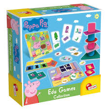 Peppa Pig collection de jeux éducatifs Lisciani avec activités ludiques pour enfants