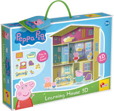 Peppa Pig Ma Maison d’Apprentissage 3D Lisciani jeu éducatif interactif pour enfants