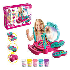Perles pâte à modeler Barbie coffret créatif enfants