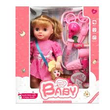 Poupées Bébé Avec Set De Docteur 30 Cm, poupée avec accessoires médicaux pour enfants