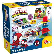 jeu éducatif Spidey Edu Games Lisciani pour enfants avec activités ludiques
