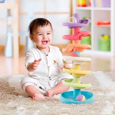 Spiral Tower Play Eco Quercetti tour spirale avec balles enfant