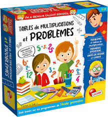 jeu table de multiplications et problèmes Lisciani éducatif pour enfants