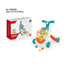 Trotteur pour Bébé Rolling Ball Walker - HUANGER avec balles roulantes, boutons interactifs et roues stables