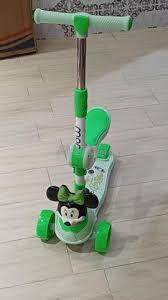 trottinette pliable Minnie Mouse avec 3 roues clignotantes lumineuses