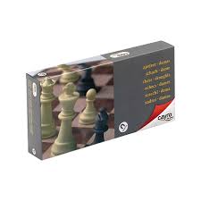 Échecs Et Dames Magnétiques 24X24 Cm – jeu de stratégie portable avec pièces magnétiques