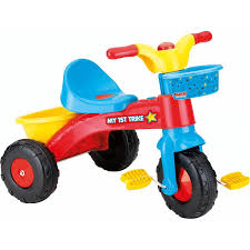 Mon Premier Tricycle DOLU, tricycle sécurisé et confortable pour enfants débutants.