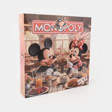 monopoly junior mickey mouse jeu enfant avec plateau coloré et personnages disney