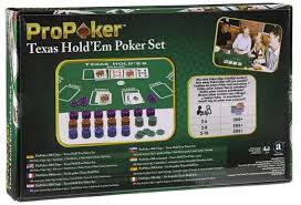 Toy Place Texas Hold'Em Poker Set avec jetons et cartes de poker