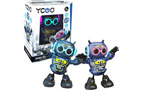 Robot musical interactif Robo Beats Silverlit avec lumières LED et mouvements de danse pour enfants.