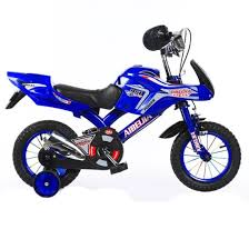 vélo enfant 16 pouces style moto avec design sportif