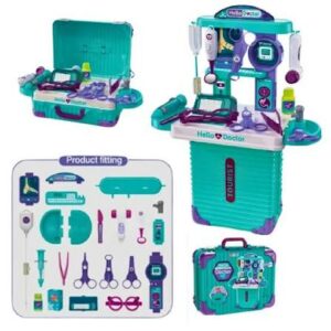 Mallette de médecin Hello Doctor Portable Medical Playset avec accessoires médicaux pour enfants.