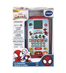 Smartphone Éducatif de Spidey VTech téléphone interactif enfant Marvel apprentissage chiffres logique mémoire