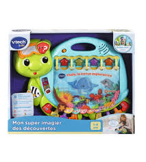 Mon Super Imagier des Découvertes VTech livre interactif éducatif enfant apprentissage vocabulaire et découvertes