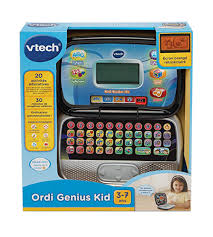 Ordinateur Genius Kid VTech jouet éducatif interactif enfant apprentissage lettres chiffres logique