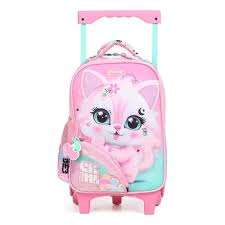 Sac à dos à roulettes Chimola 12 pouces Cat BT161 pour maternelle