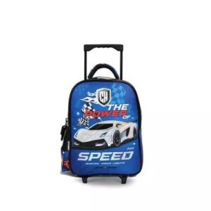 Sac à dos scolaire 12 pouces avec chariot et roulettes pour enfant