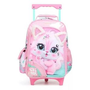 Sac à dos à roulettes Chimola 16 pouces Cat BT163 pour école