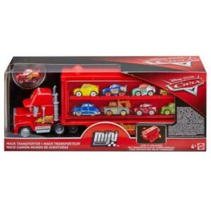 Camion Mack Transporter avec Mini Véhicule Flash McQueen Mattel Cars.