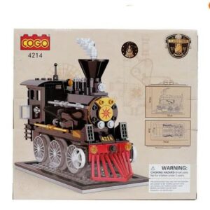 Cogo Classic Train Steam Train Building Blocks locomotive à vapeur en blocs de construction