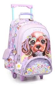 Sac à dos scolaire à roulettes 18 pouces Chimola Dog Perrito BT156.