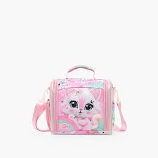 Juniors Cat Print Lunch Bag sac repas isotherme enfant motif chat