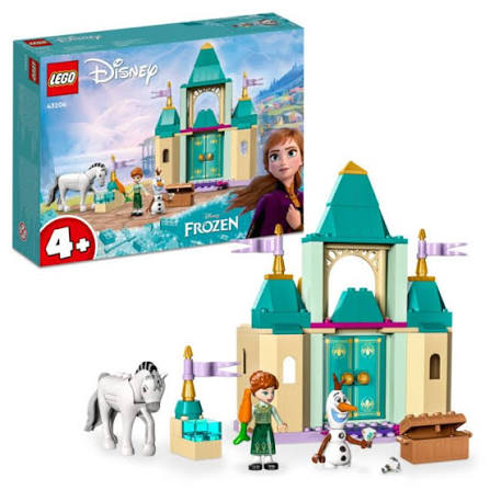 LEGO Disney Princess Les jeux au château d'Anna et Olaf avec château d'Arendelle et figurines Disney.